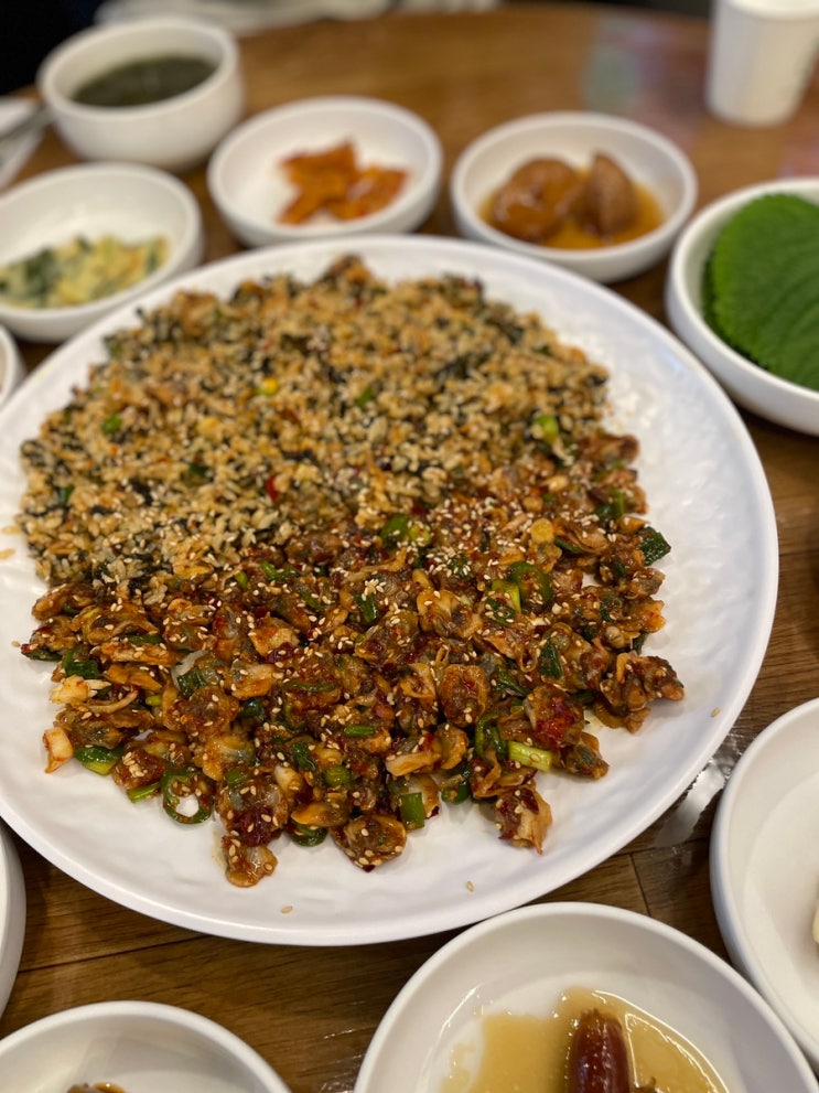  강릉 독도네 꼬막집 꼬막무침 꼬막비빔밥 친절하고 오이무침이 맛있는 꼬막맛집