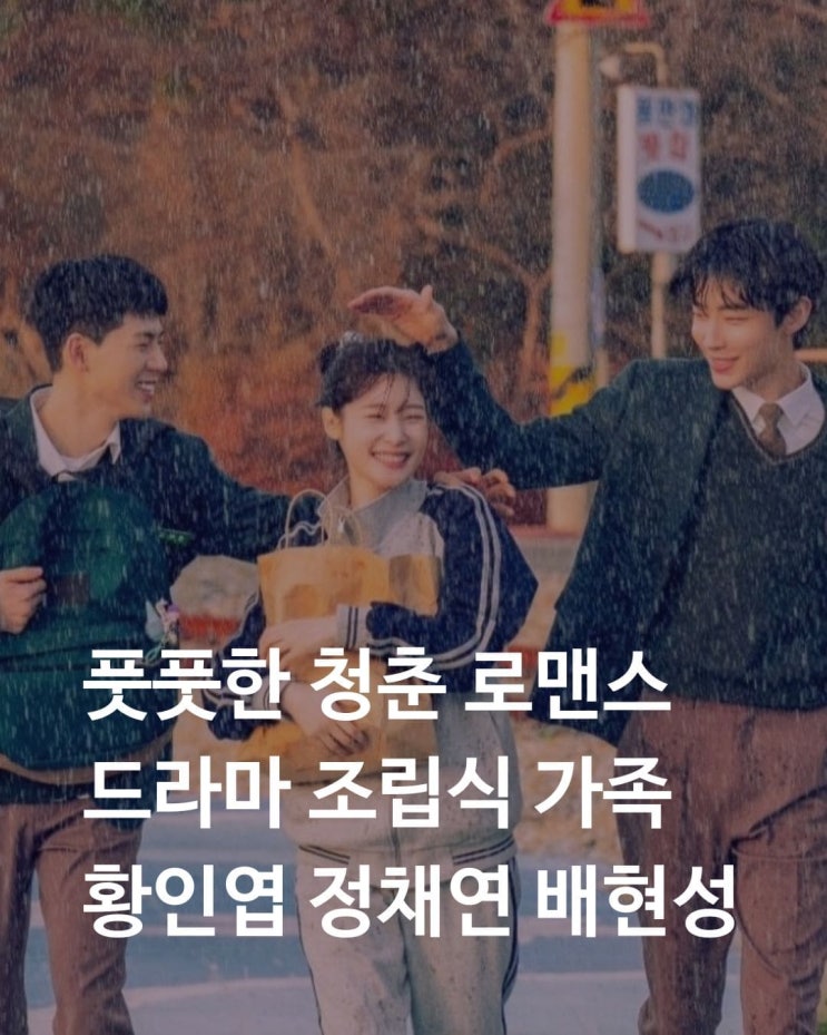 드라마 조립식 가족 : 놀아주는 여자 후속 <b>황인엽 정채연 배현성</b>... 