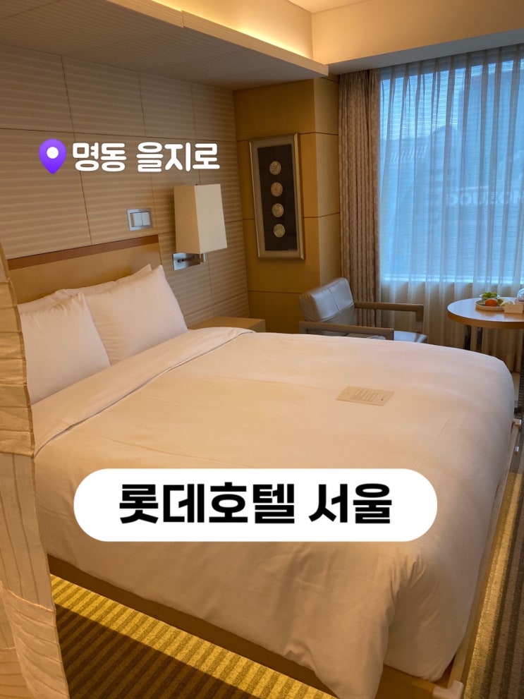  서울 5성급 호텔 호캉스 추천 롯데호텔 서울 디럭스 더블룸 숙박 후기