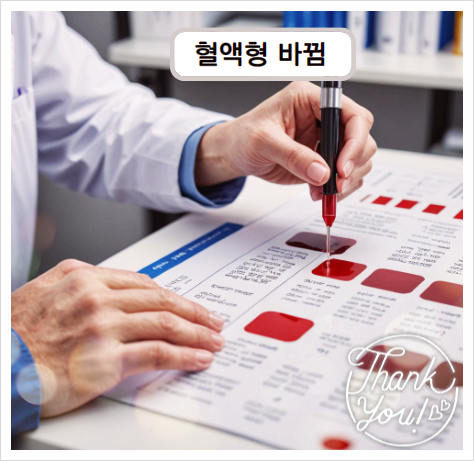  혈액형바뀜 원인 혈액형 바뀜 가능할까