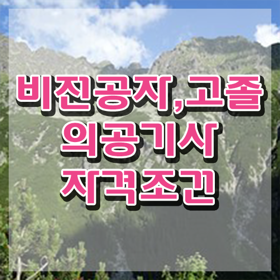  의공기사 자격요건 의공기사 자격요건 인강만 듣고 5달만에 끝낸 과정