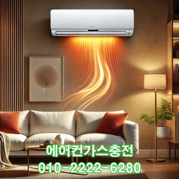  우리집에어컨에서 뜨거운 바람만 나오고 있어요-안양에어컨가스충전