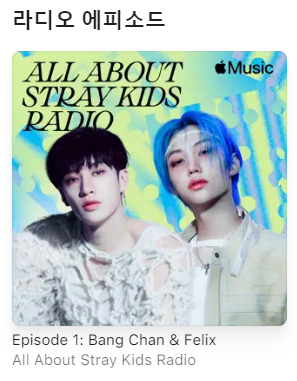 about Stray Kids radio 에피소드 1 방찬&<b>필릭스</b> 들어본 후기