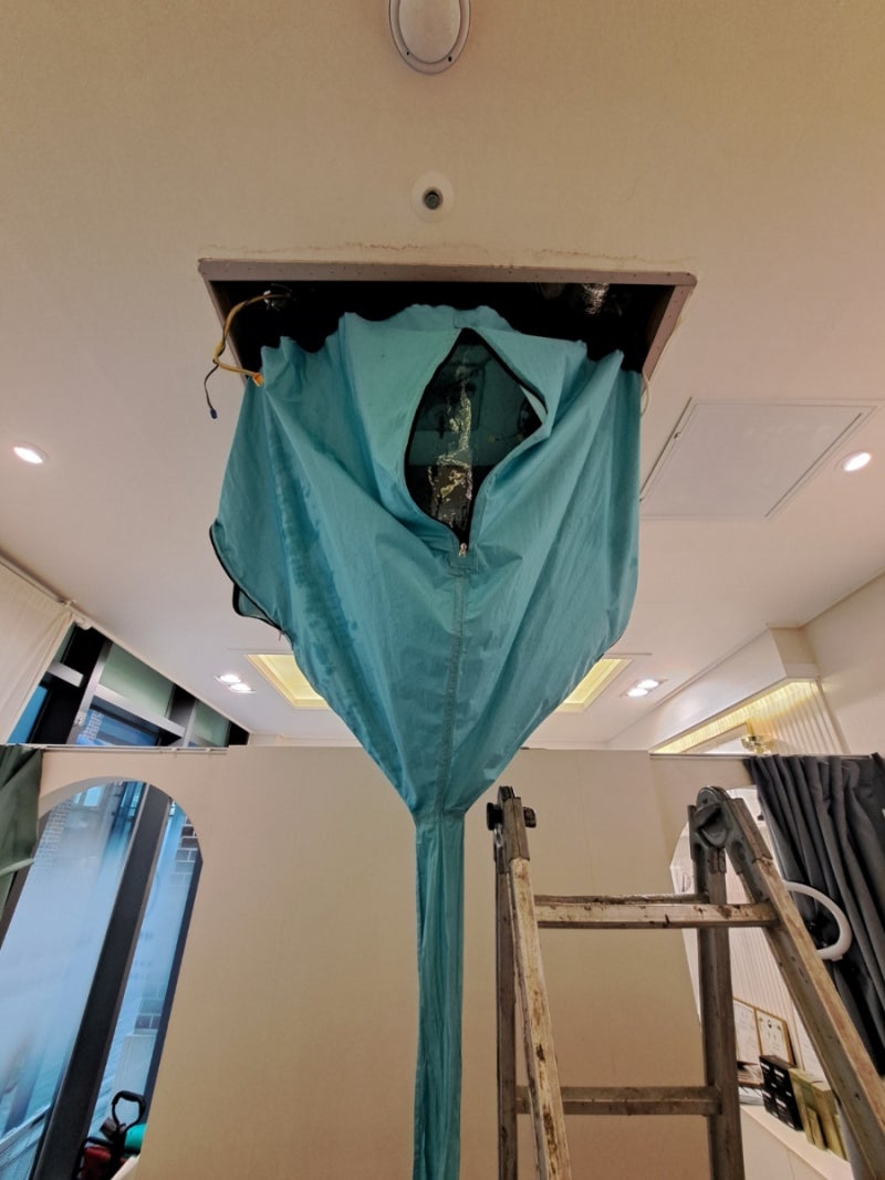 시스템에어컨청소, 천정형 FCU 누수 해결, 전기세 절약만이 아닌 수리비용 절약,  부천,인천,청라,송도,계양,검단,영등포,여의도,마포,합정,은평,서대문,광명,철산,구로,신도림,마곡 : 네이버 블로그