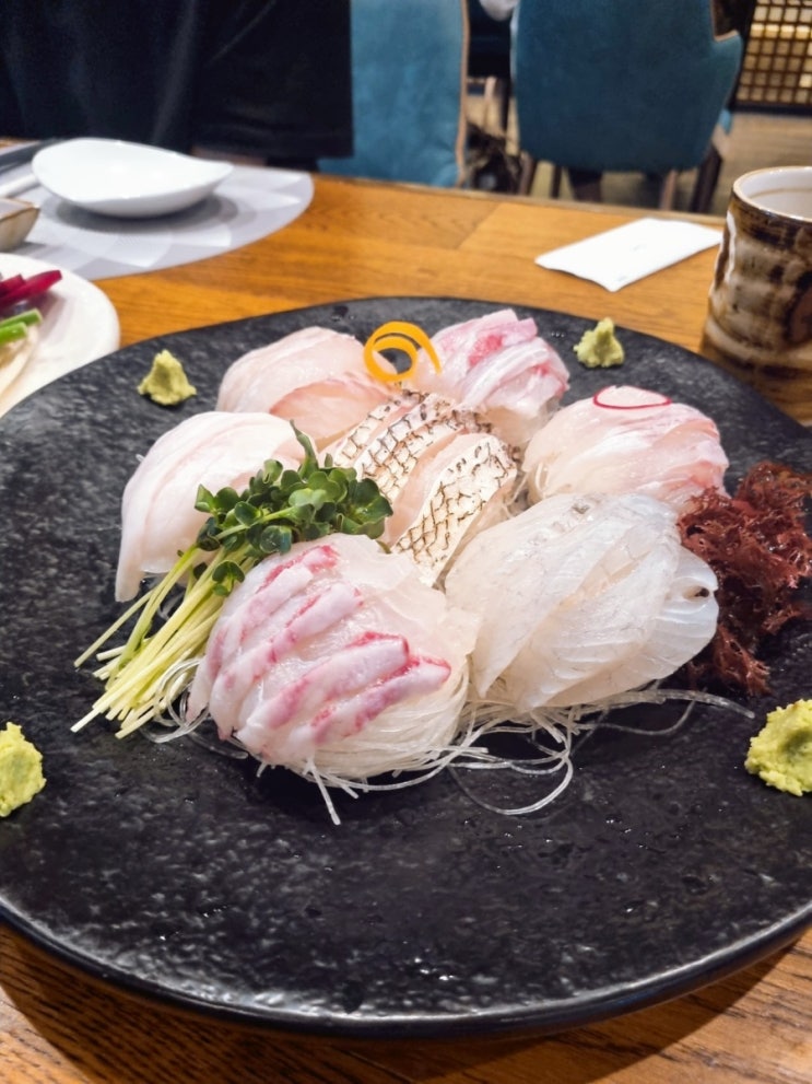 손님 접대에 딱! 일산 식사동 고급 일식당 긴자 일산점 주말 점심 코스 메뉴 전체 보기