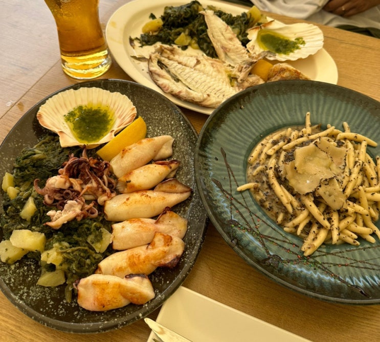  [크로아티아 여행] 풀라 맛집, 농어, 오징어 깔라마리, 트러플 파스타 맛집 Veritas Food& Wine