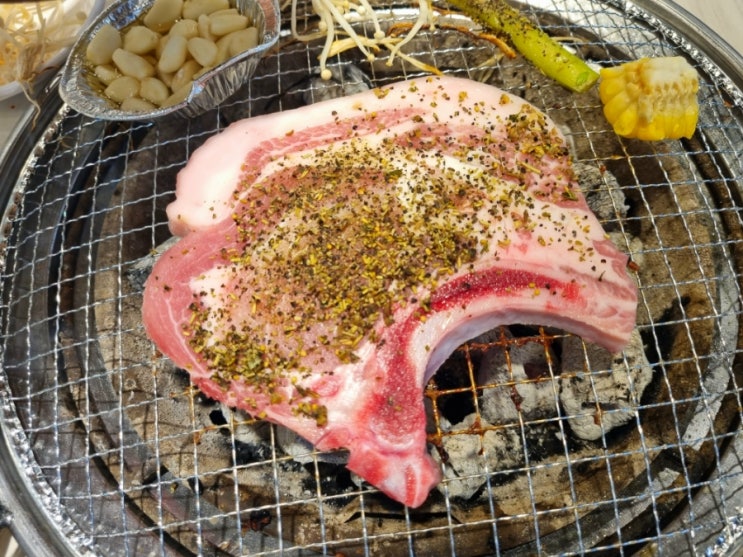  안산 중앙역 돼지갈비 맛집 명륜진사갈비 후기 가격 신메뉴 후려페퍼 스테이크