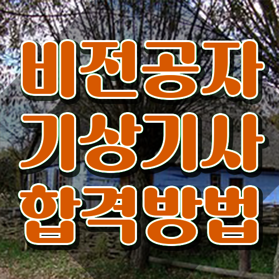  기상기사 응시조건 인강으로 4개월 만에 준비한 후기