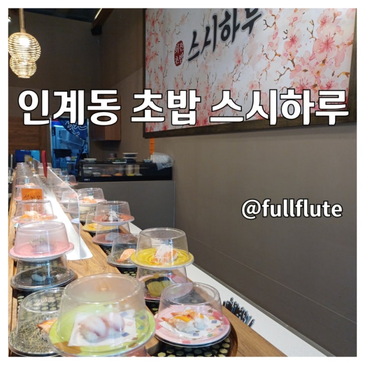  인계동 초밥 스시하루 양념 도미 뱃살 외 10피스 점심 기록