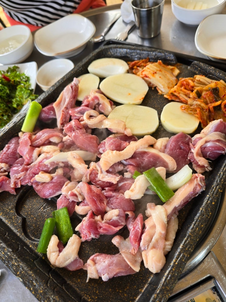  남한산성 맛집 복날 음식 추천 경기 광주 안골종가집 가족모임 | 돌판 오리구이 오리백숙 오리탕