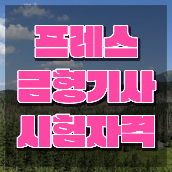  프레스금형기사 자격조건 프레스금형기사 시험응시조건 집에서 온라인으로 간편하게 완료한 후기
