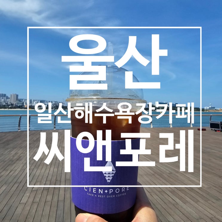  일산해수욕장카페 씨앤포레 오션뷰로 힐링