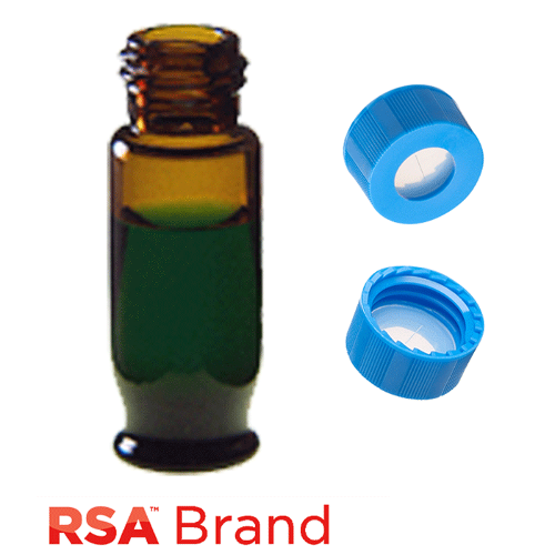  [유리초자] 1.8 ml 엠버 스크류 바이알 & 캡 1.8 ml Amber Screw Vial & Cap