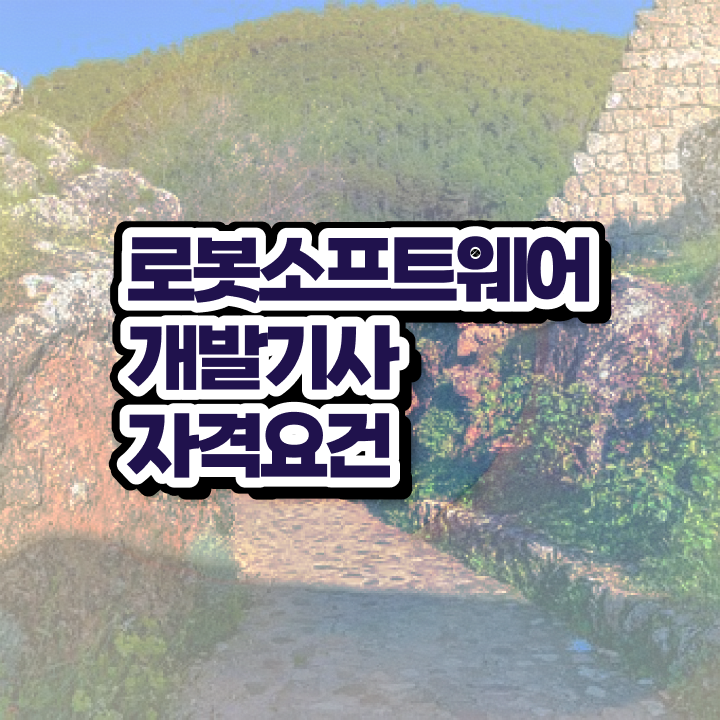  로봇소프트웨어개발기사 취득자격 인강으로 15주 동안 완료한 전략