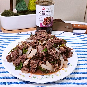 소고기 소불고기 레시피 백설 소불고기 시판양념 재우기 만드는법
