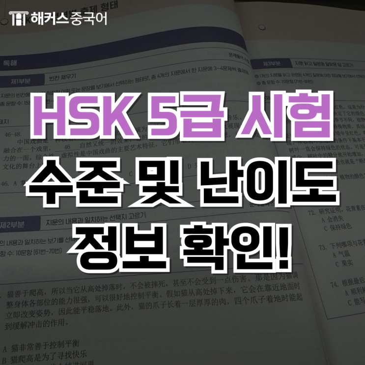  HSK 5급 수준, 시험 접수? 점수 달성 후기까지!