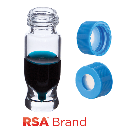  [유리초자] 1.2 ml 투명 스크류 바이알 & 캡 1.2 ml Clear Screw Vial & Cap