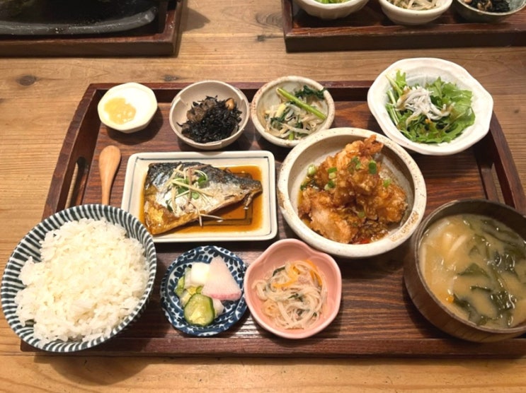  오사카 신사이바시 난바 가정식 추천 오렌지스트릿 키타호리에 맛집 야오야토 고항 오쿠라