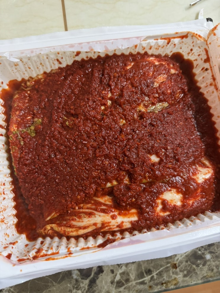  [선화동 매운 실비김치] 맛있게 매운 대전 실비김치 내돈내산 후기 800g 두개