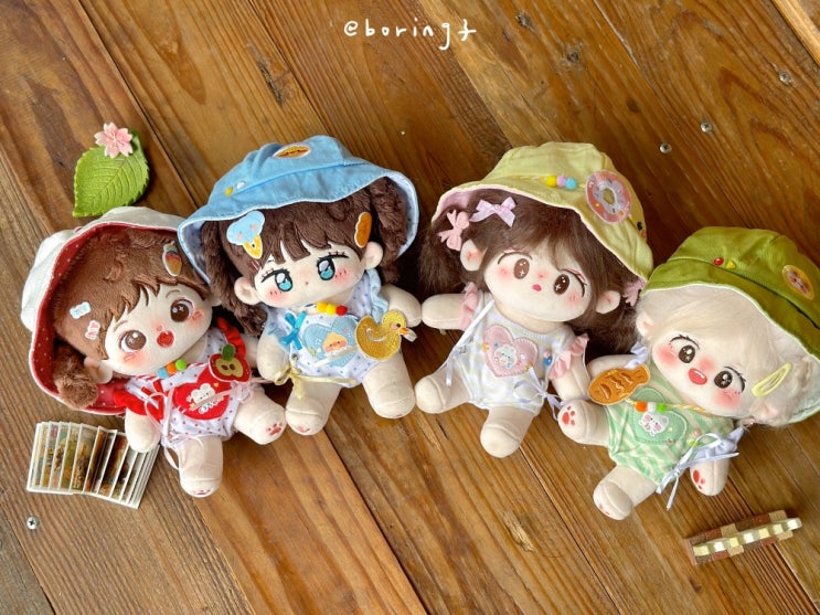  20cm 여름 휴가 세트 인형옷 아이돌인형옷