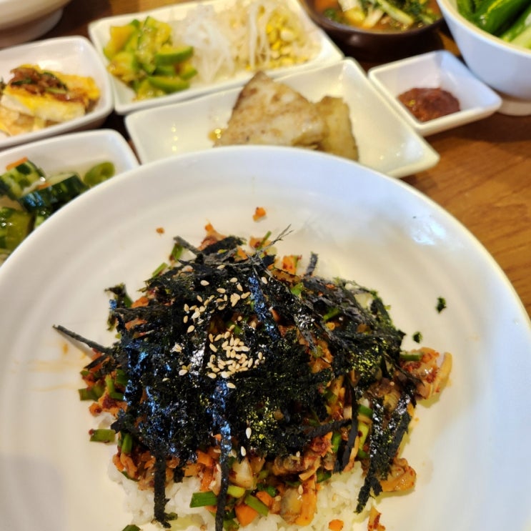  울산 장현동 맛집 생선구이 나오는 비빔밥 점심맛집 예술가