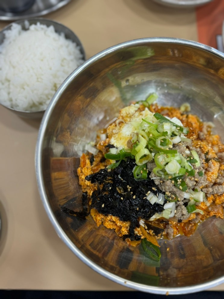  강릉 아침식사 짬뽕순두부 맛집 나상명강릉초당순두부