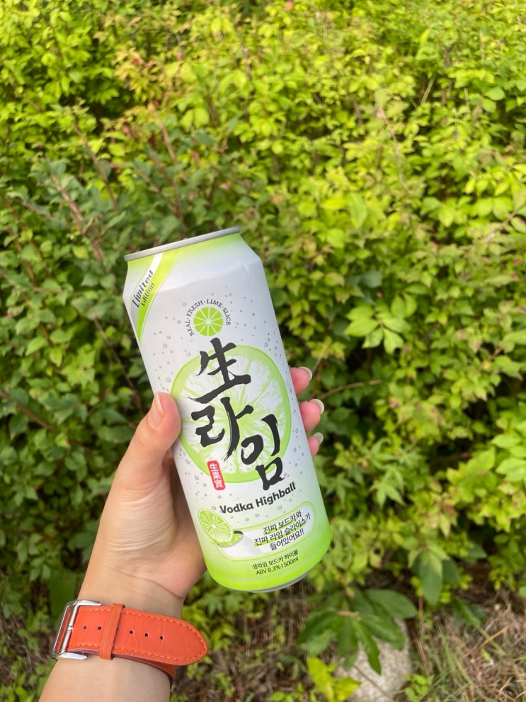  CU 편의점 한정판 생라임 하이볼 구매부터 맛보기!