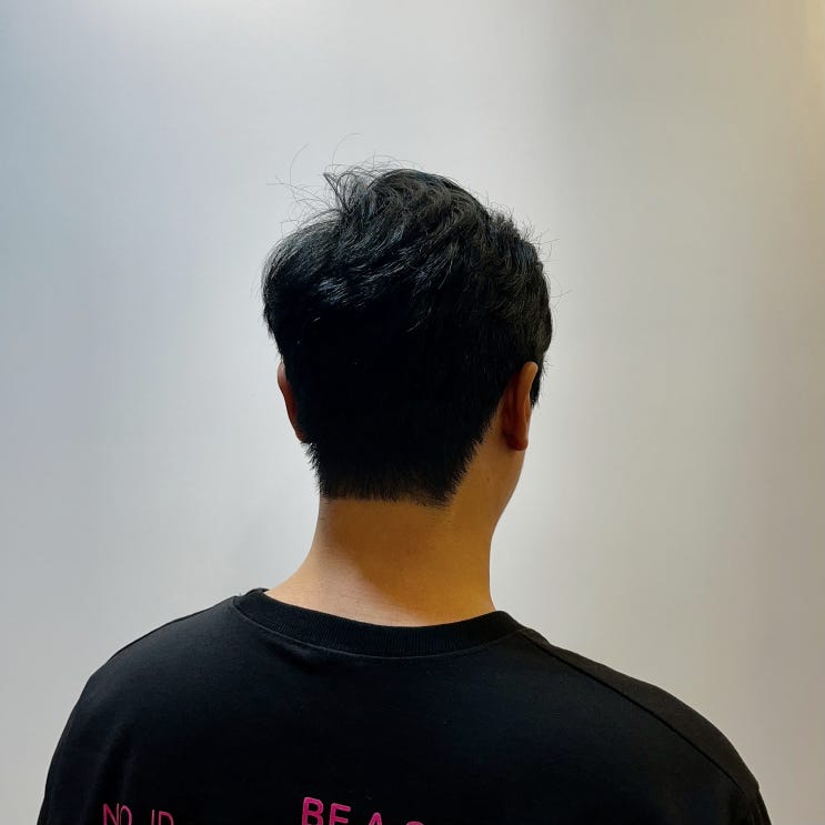  구로 미용실 nc백화점 이가자헤어비스에서 새치염색 완성