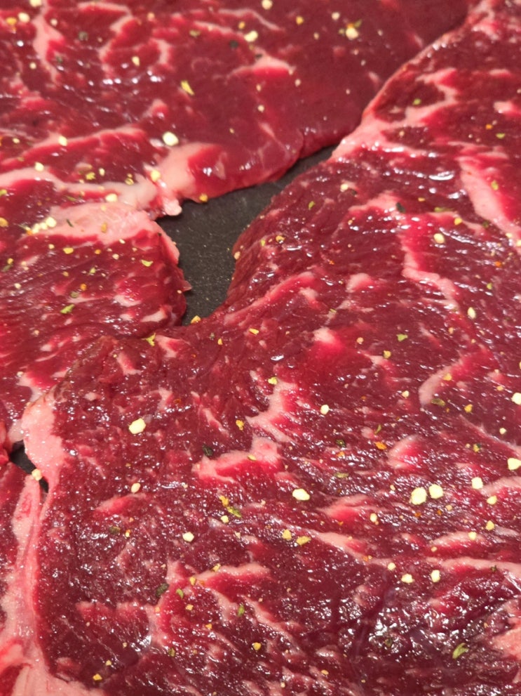  한우 채끝-초복이라는데 나도 맛있는거 좀 먹자!