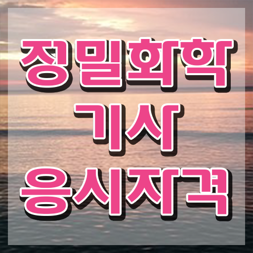  정밀화학기사 일정 정밀화학기사 응시자격 온라인으로 간편하게 성공한 과정