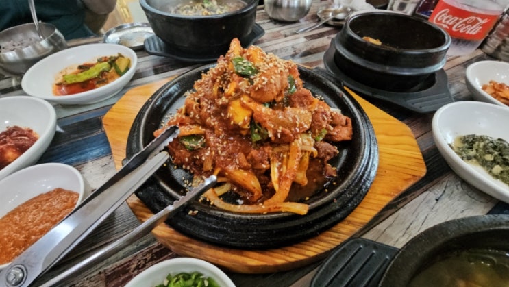 대영베이스cc 맛집 해장국보단 더덕고추장불고기가 대박! 대영베이스cc 맛집 해장국보단 더덕고추장불고기가 대박!
