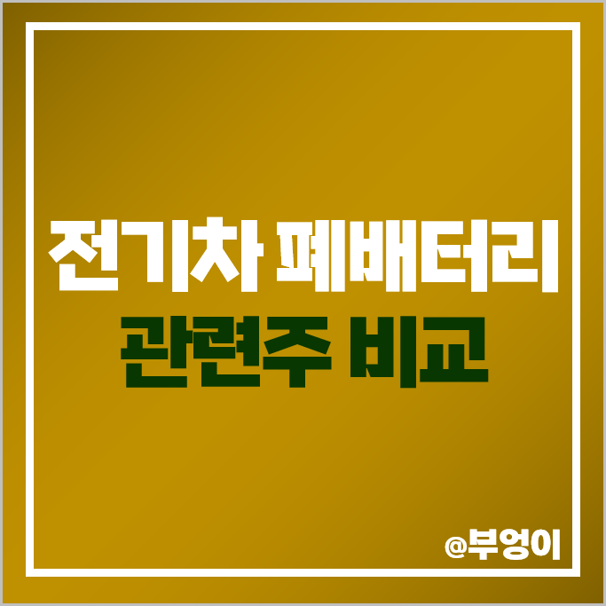 전기차 폐배터리 재활용 관련주 영화테크 현대자동차 주가 성일하이텍 주식 전기차 폐배터리 재활용 관련주 영화테크 현대자동차 주가 성일하이텍 주식