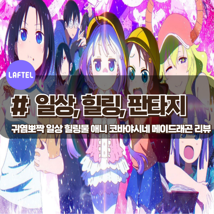  「코바야시네 메이드래곤」 귀염뽀짝한 힐링 일상 판타지 애니 리뷰