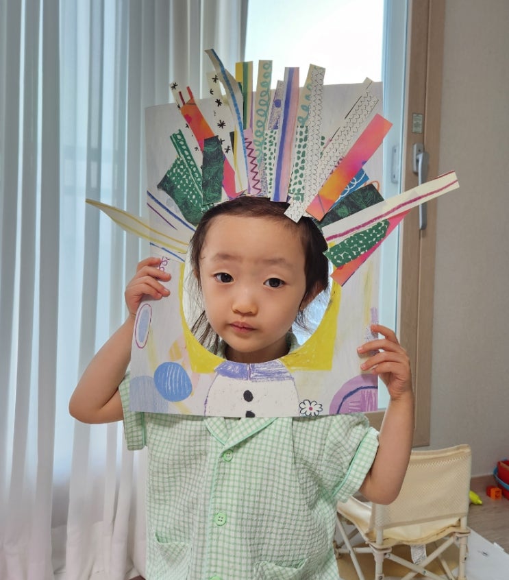  일상 포토덤프 세돌 아기 가위로 종이자르기 집콕 놀이.
