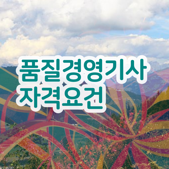  품질경영산업기사 품질경영기사 시험자격 인강만 듣고 5달만에 성공한 전략