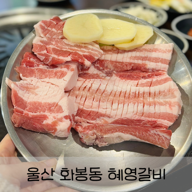  울산 북구 화봉동 고기집 혜영갈비 돼지생갈비 맛집