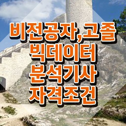  빅데이터 분석 기사전망 빅데이터분석기사 응시조건 인강만 듣고 15주만에 성공한 전략