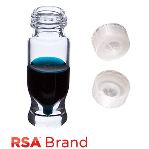  [유리초자] 1.2 ml 투명 스크류 바이알 & PE 캡 1.2 ml Clear Screw Vial & PE Cap