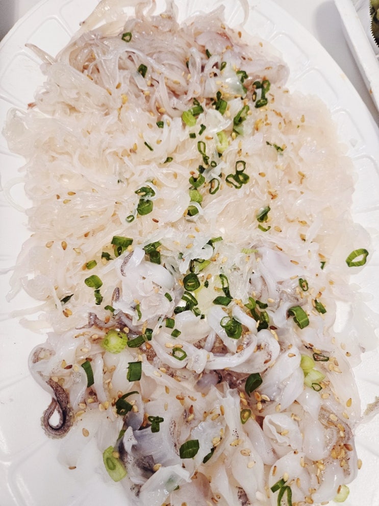  부산 북구 만덕 맛집  오징어 회 포장 맛집  우오신 내 돈 내산