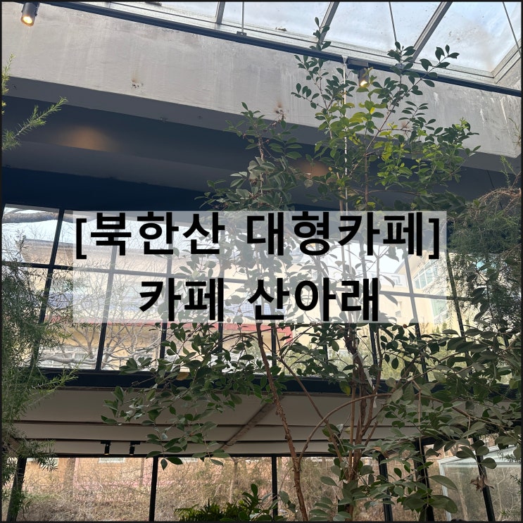  카페 산아래 | 북한산 우이동 대형카페 노키즈존 계곡 주차
