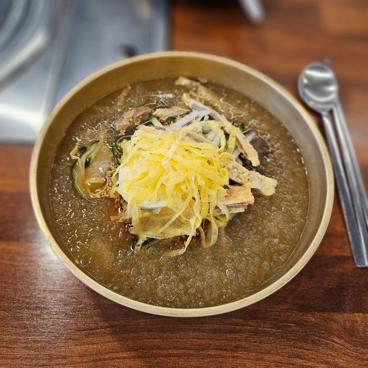  거제도 맛집 탐방 - 승천 냉면 갈비찜 거제 고현 본점 물 비빔, 주차 주차장 웨이팅