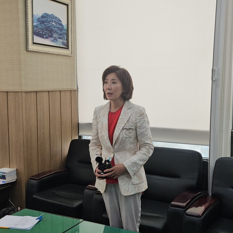 나경원,창원성산구 당협 방문해 지지호소..."<b>원희룡</b> 후보가... 