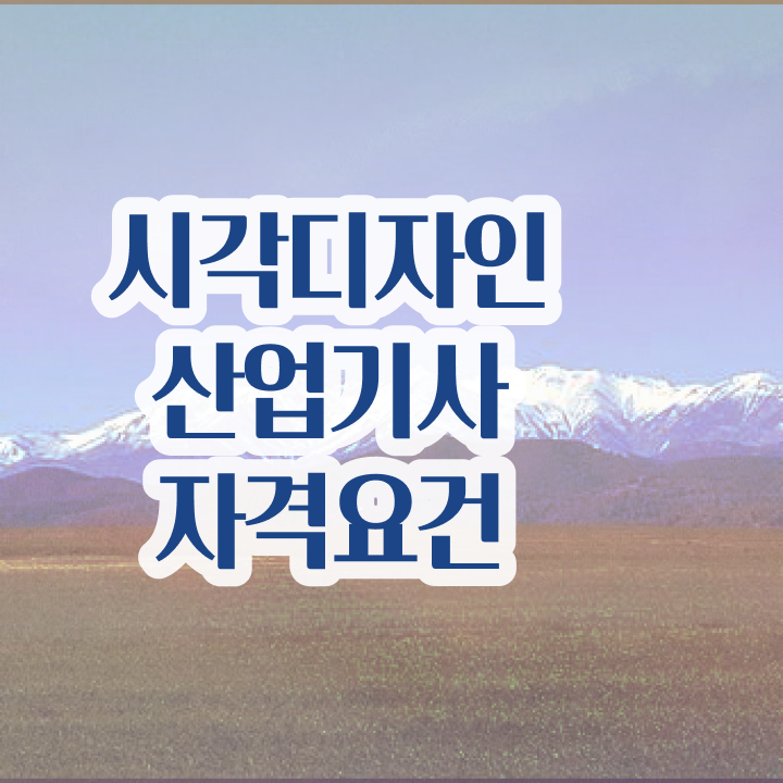  시각디자인산업기사 응시자격 온라인 수업으로 4개월 만에 준비한 방법