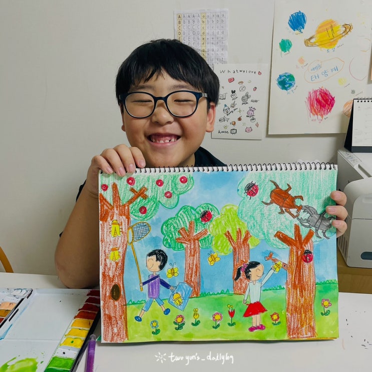  부평 미술치료로 또래보다 늦은아이 방문미술로 미술에 흥미갖기