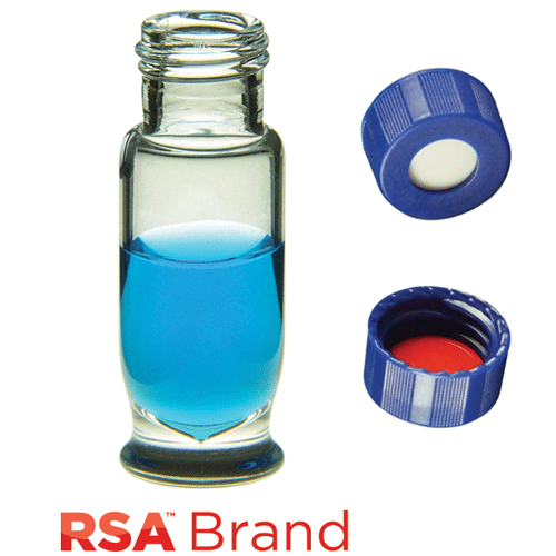  [유리초자] 1.8 ml 투명 스크류 바이알 & 캡 (셉텀 접착) 1.8 ml Clear Screw Vial & Cap (Bonded)