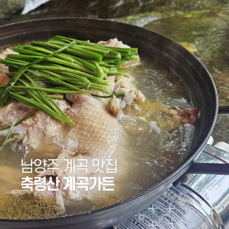  의정부 남양주 발 담그고 백숙 계곡 맛집 축령산 계곡 가든