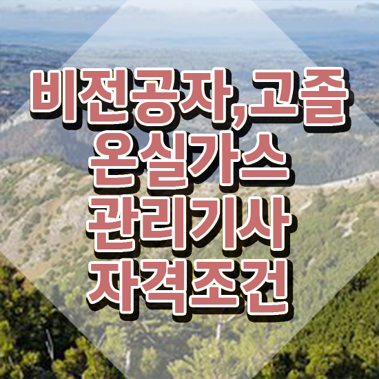  온실가스관리기사 자격 온실가스관리기사 취득자격 학점은행제로 간단하게 성공한 방법