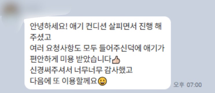 [펫VIP]6-7월 애견출장미용,강아지방문미용,애견방문미용,강아지미용,애견미용,대형견목욕미용,노령견미용목욕,산책대행,고양이미용, 고양이돌봄 서비스 이용후기 입니다 :)