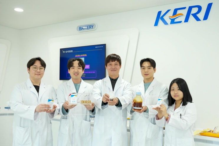  새로운 기술:0 I KERI, 황화물고체전해질 생산 비용 줄이는 습식 공정