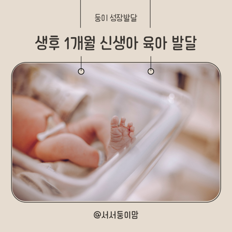  생후 1개월 신생아 육아 발달 수유 목욕 예방접종